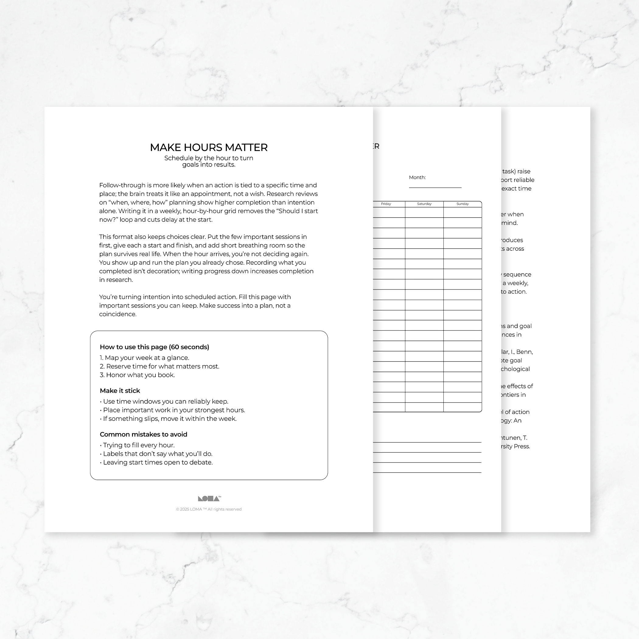 2. Performance Kit: Make real, consistent progress.