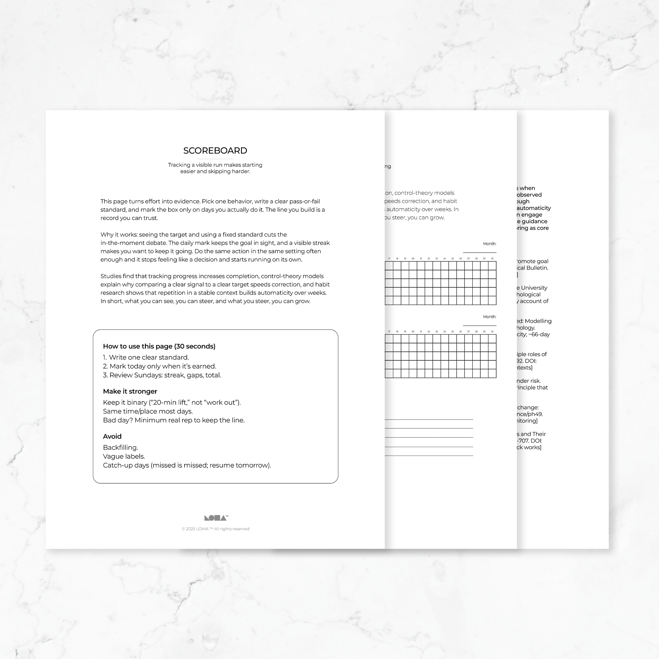 2. Performance Kit: Make real, consistent progress.