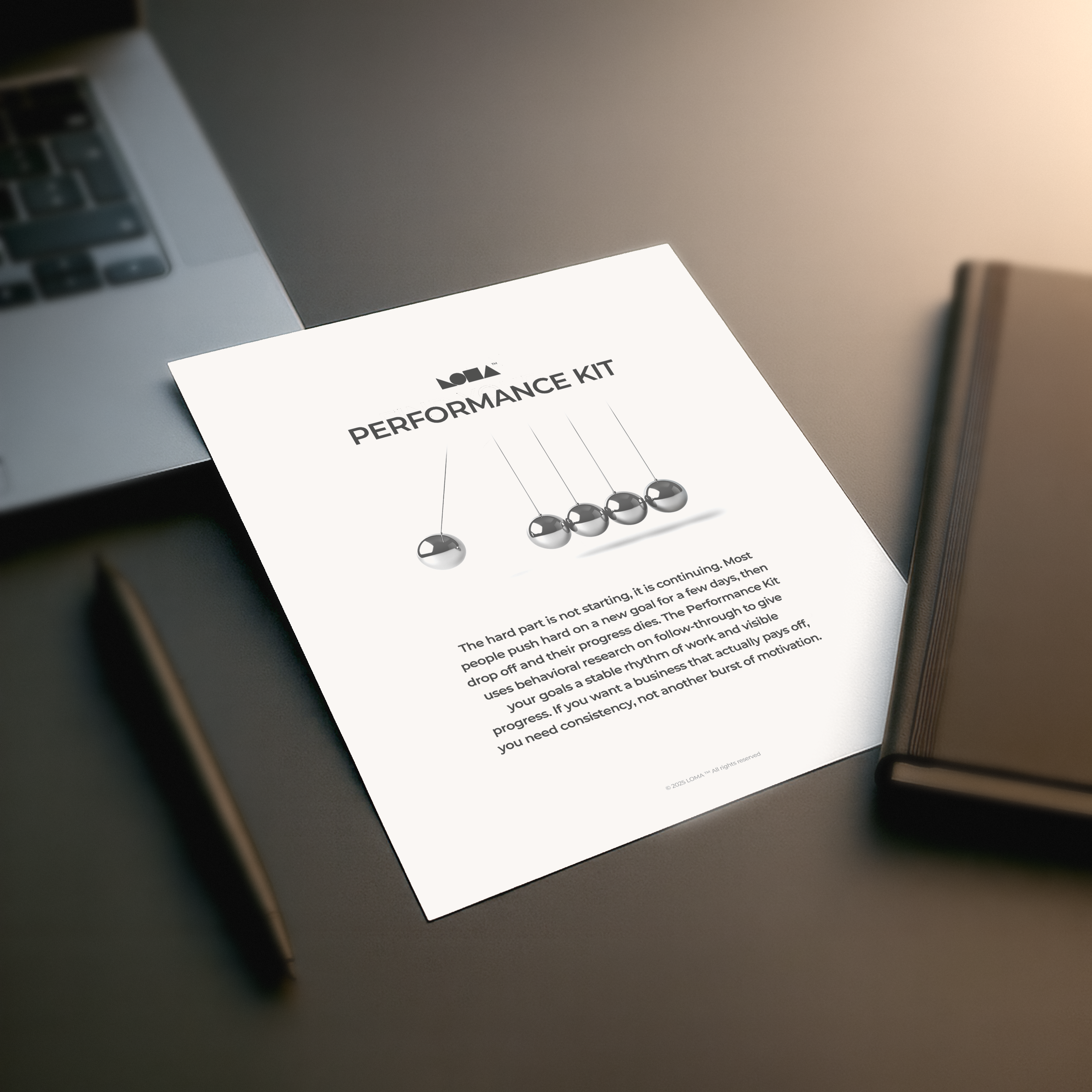 2. Performance Kit: Make real, consistent progress.