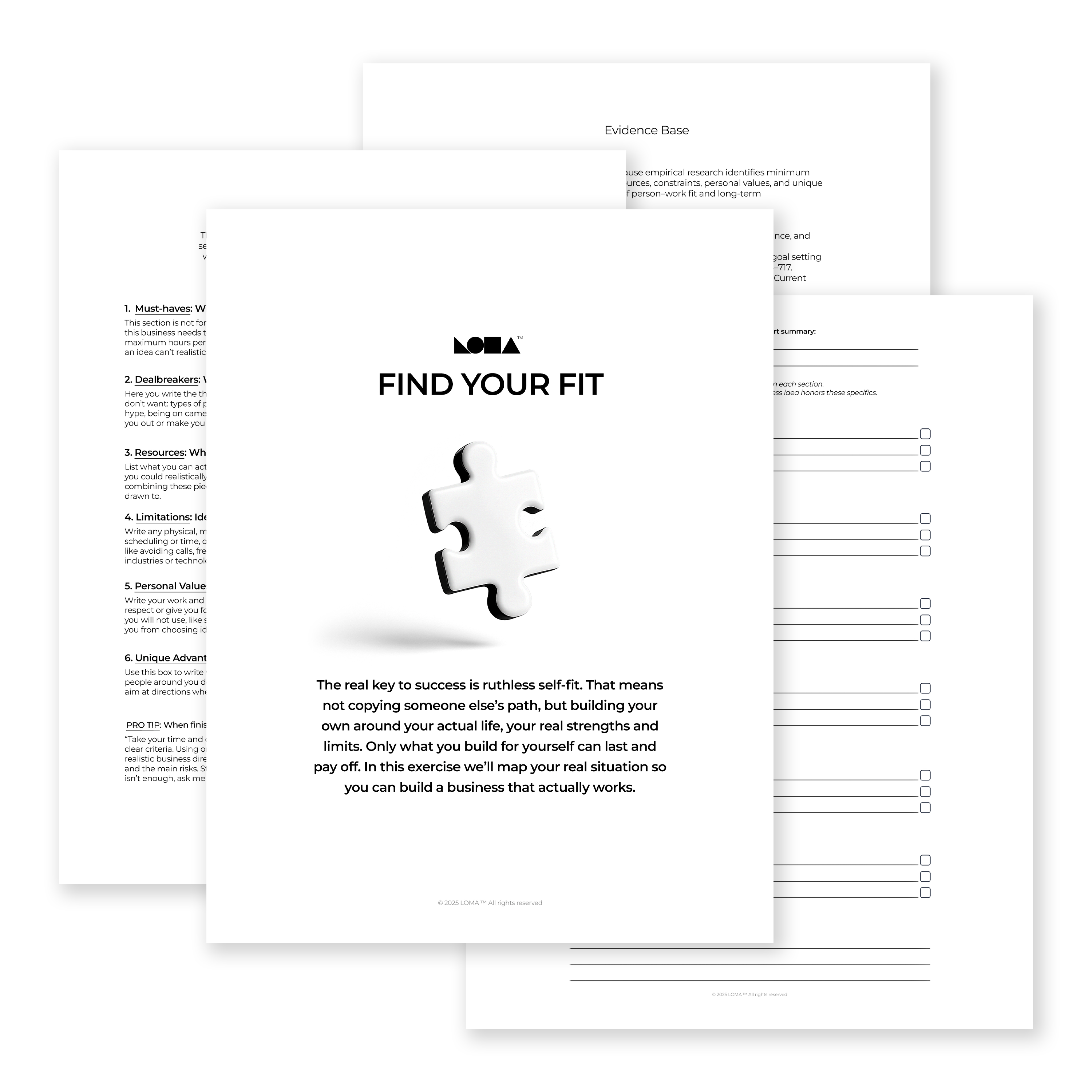 1. Find Your Fit: Start a business built for you.